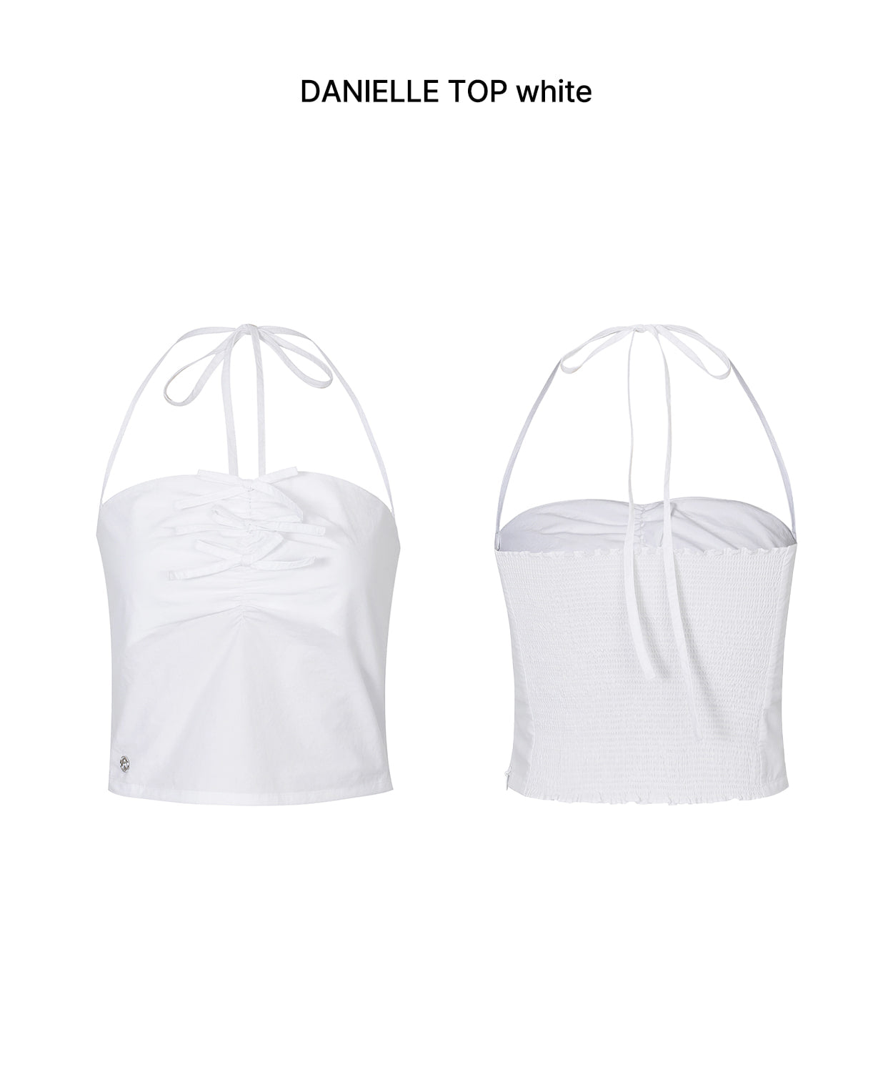 PAIN OR PLEASURE -  DANIELLE TOP white