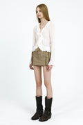 PAIN OR PLEASURE -  NIX MINI SKIRT khaki