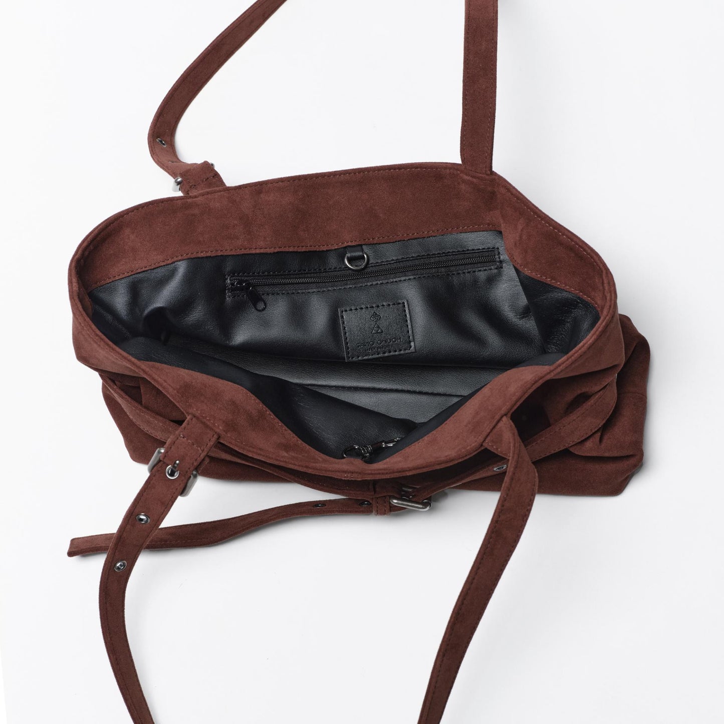 SAMO ONDOH - le belt bag M suede brown