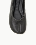 Paes - Leather String Flat / Vintage Black