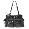 SAMO ONDOH - pocket utility bag L glossy black