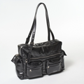 SAMO ONDOH - pocket utility bag L glossy black