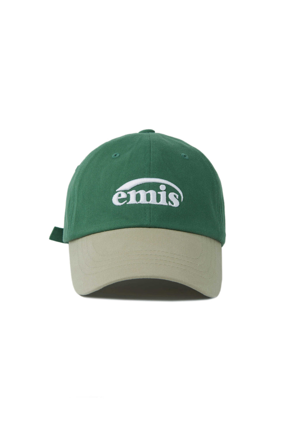 EMIS - NEW LOGO MIX BALL CAP BEIGE GREEN