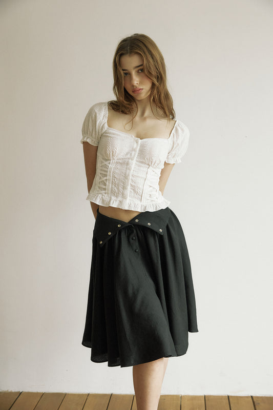 THREETIMES -  Sophie skirt black