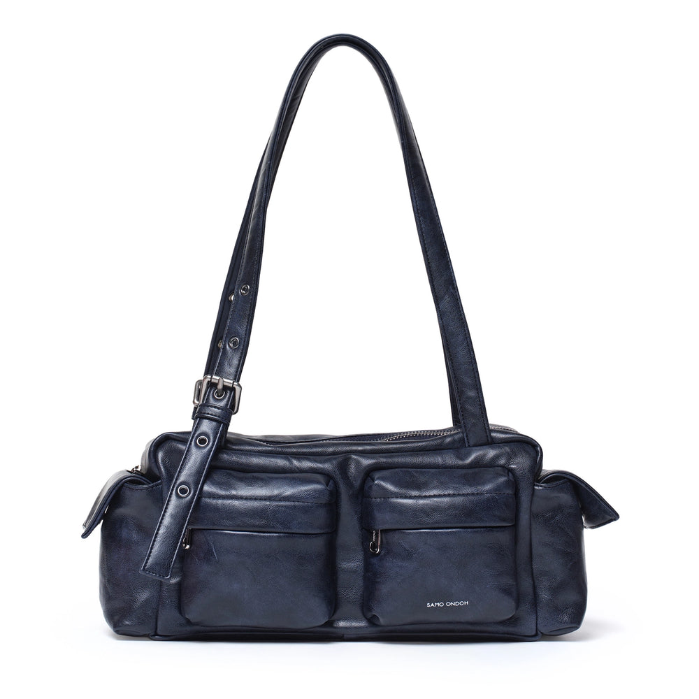 SAMO ONDOH - pocket utility bag M baked navy
