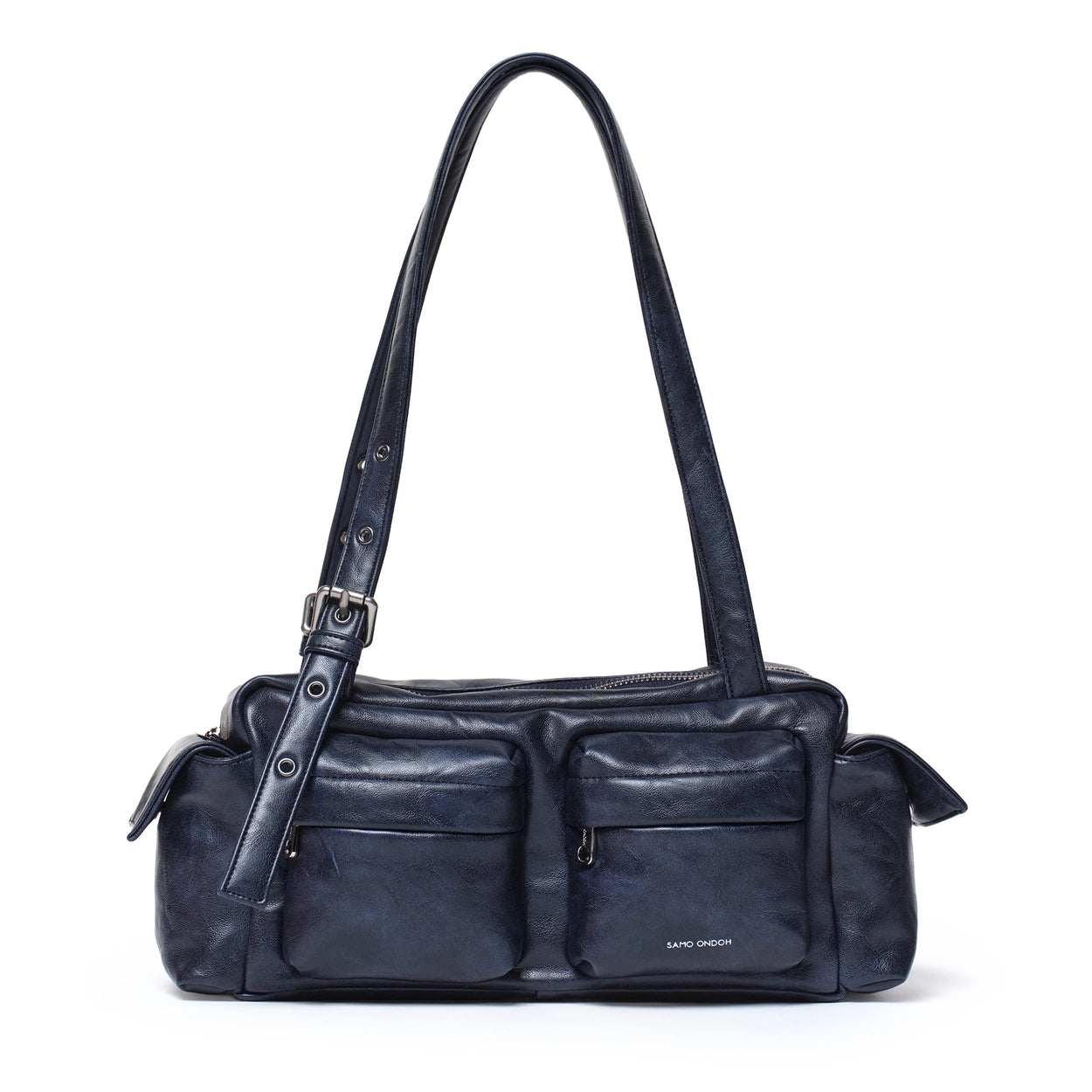 SAMO ONDOH - pocket utility bag M baked navy