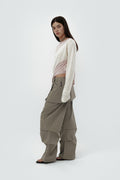 CERRIC -  2WAY SKIRT PANTS / KHAKI