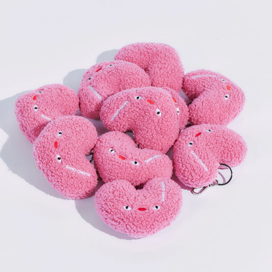 SAMO ONDOH - Loveyom keychain eco shearling pink