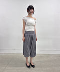 FLAREUP - Wide Capri Pants / Dark Gray