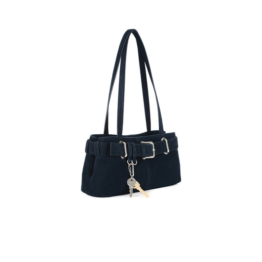 OSOI - SHOULDER BROCLE MINI [SUEDE NAVY]