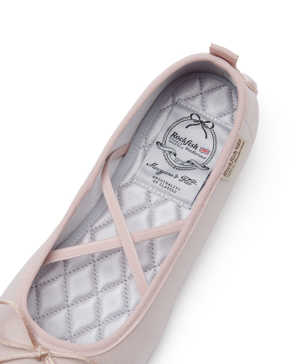 ROCKFISH WEATHERWEAR - TOE CAP BALLET FLATS / PINK