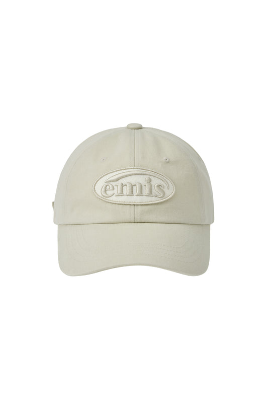 EMIS - TONE ON TONE WAPPEN BALL CAP BEIGE