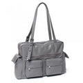 SAMO ONDOH - pocket utility bag L goat gray