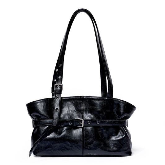 SAMO ONDOH - le belt bag M baked black (DISPATCH IN 48HRS)
