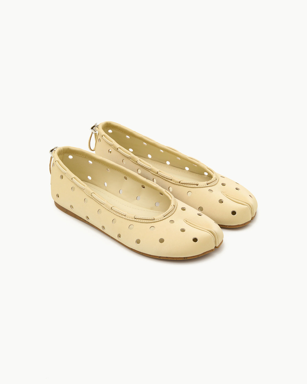 Paes - Leather String Flat / Cheese