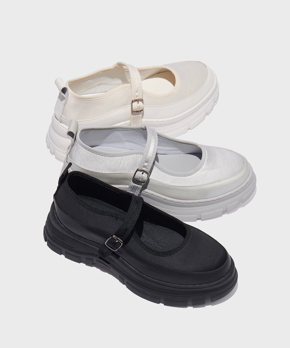 FLATFORM STRAP MARYJANE - 3color