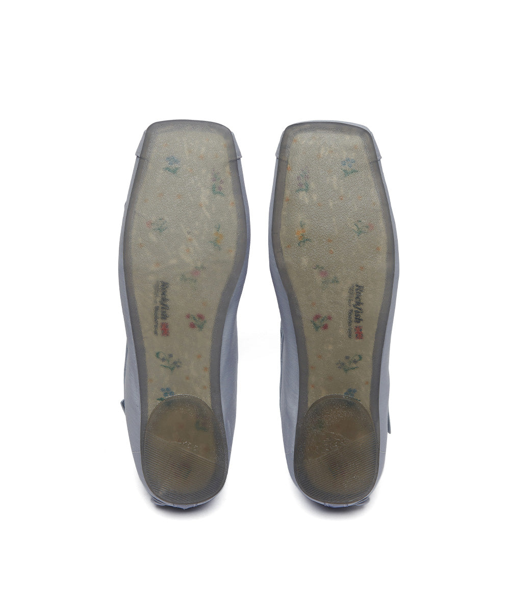 ROCKFISH WEATHERWEAR - TOE CAP BALLET FLATS / BLUE