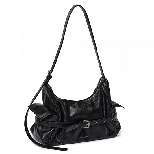 SAMO ONDOH - belt mondo bag M veg black