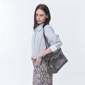 SAMO ONDOH - belt flap bag M baked gray