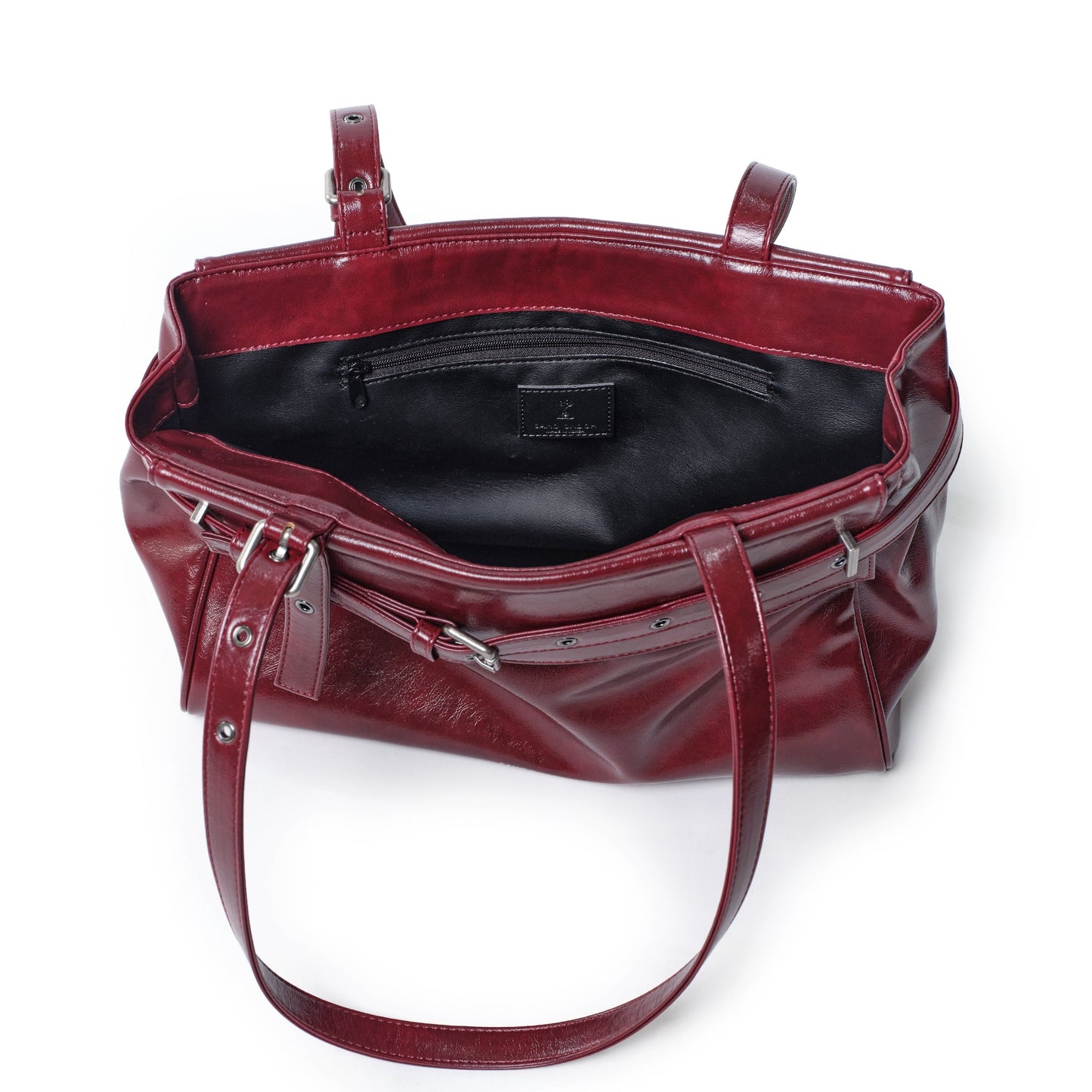 SAMO ONDOH - belt flap bag M vampire blood