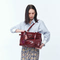 SAMO ONDOH - belt flap bag M vampire blood