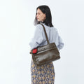 SAMO ONDOH - belt flap bag M vampire coffeemilk