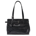 SAMO ONDOH - belt flap bag M baked black