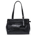 SAMO ONDOH - belt flap bag M baked black