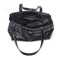 SAMO ONDOH - belt flap bag M baked black