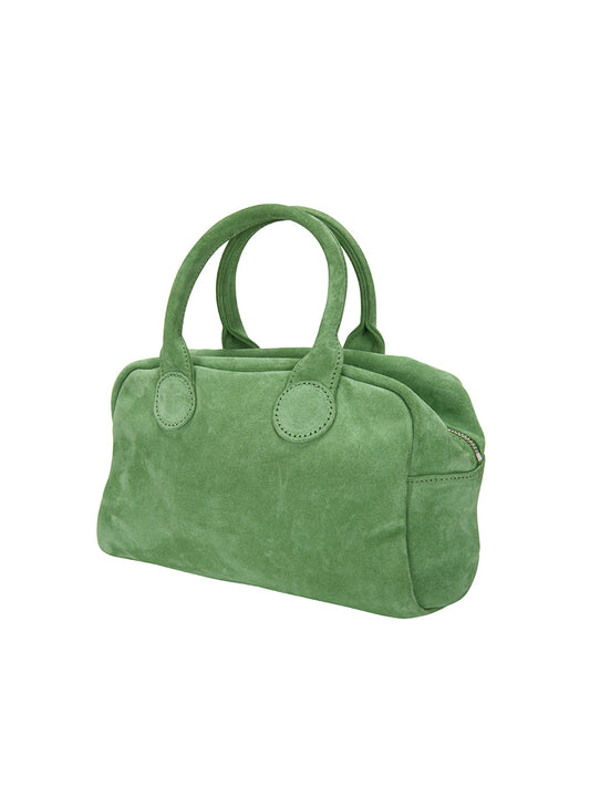 MARGESHERWOOD - SOFT BOWLING BAG_green tea suede