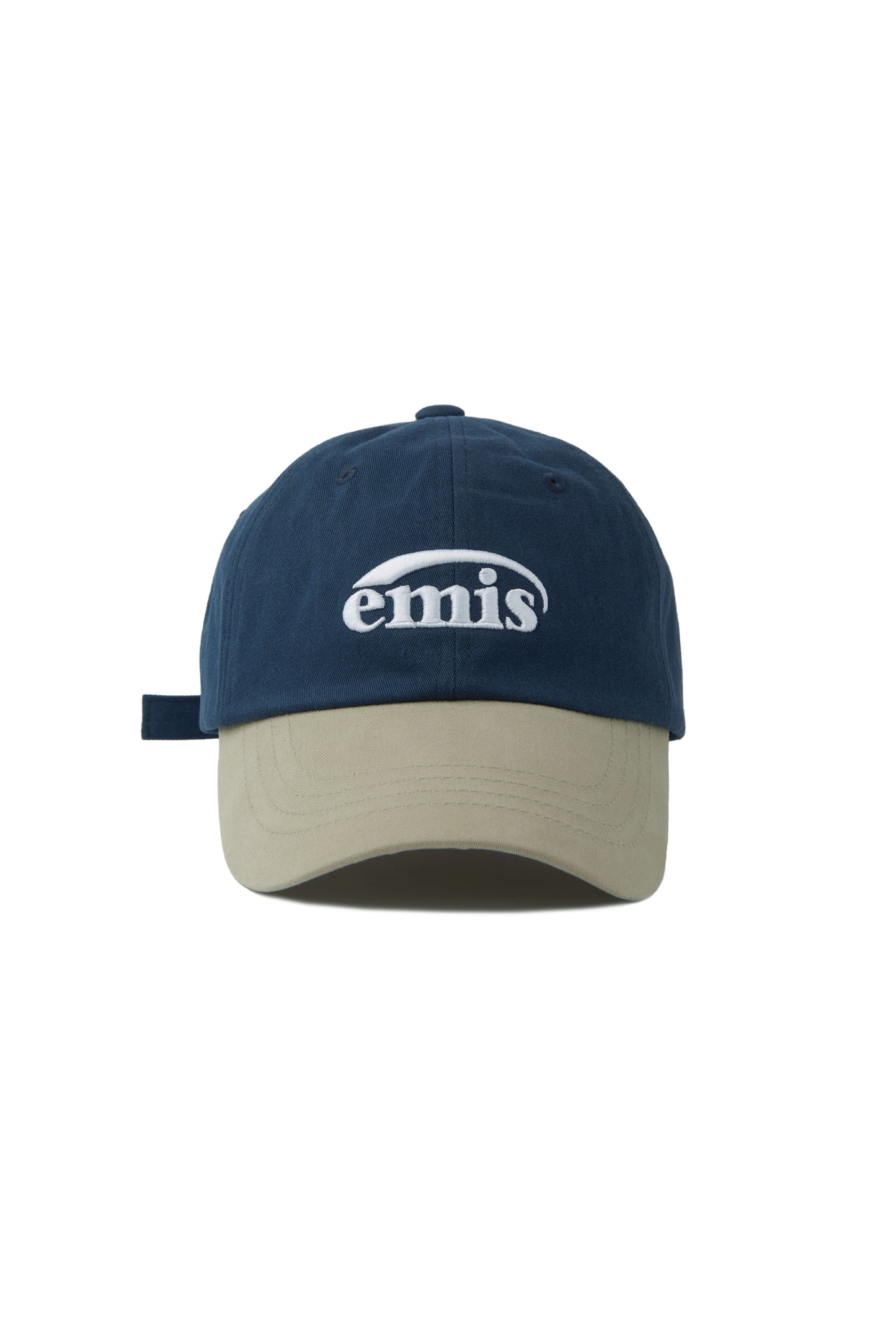 EMIS - NEW LOGO MIX BALL CAP BEIGE NAVY