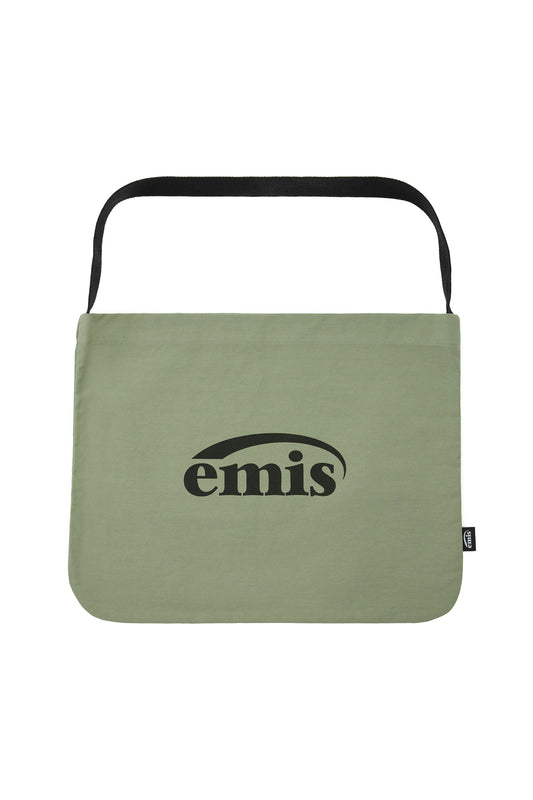 NEW LOGO COTTON ECO BAG-KHAKI