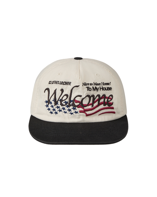 AEAE - WELCOME WASHED CAP [ECRU]