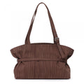 SAMO ONDOH - le belt bag L stripe brown