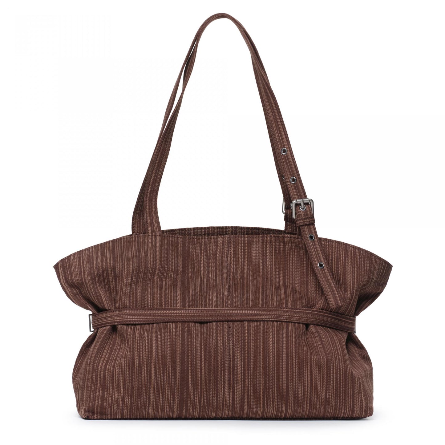 SAMO ONDOH - le belt bag L stripe brown