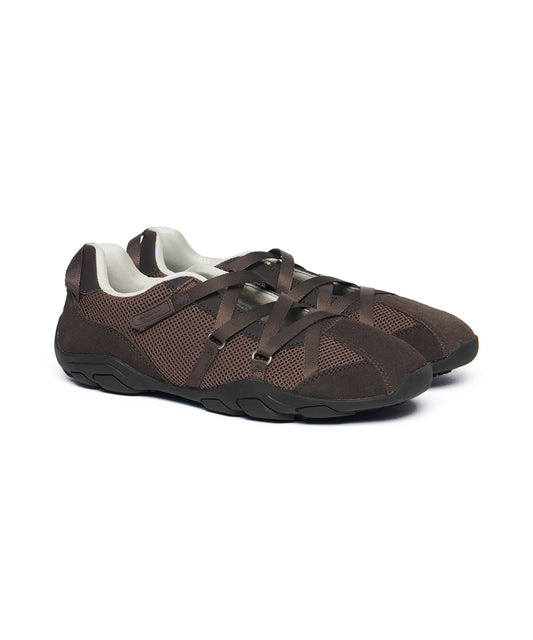 ROCKFISH WEATHERWEAR - ZANE X-STRAP SNEAKERS - CHOCO