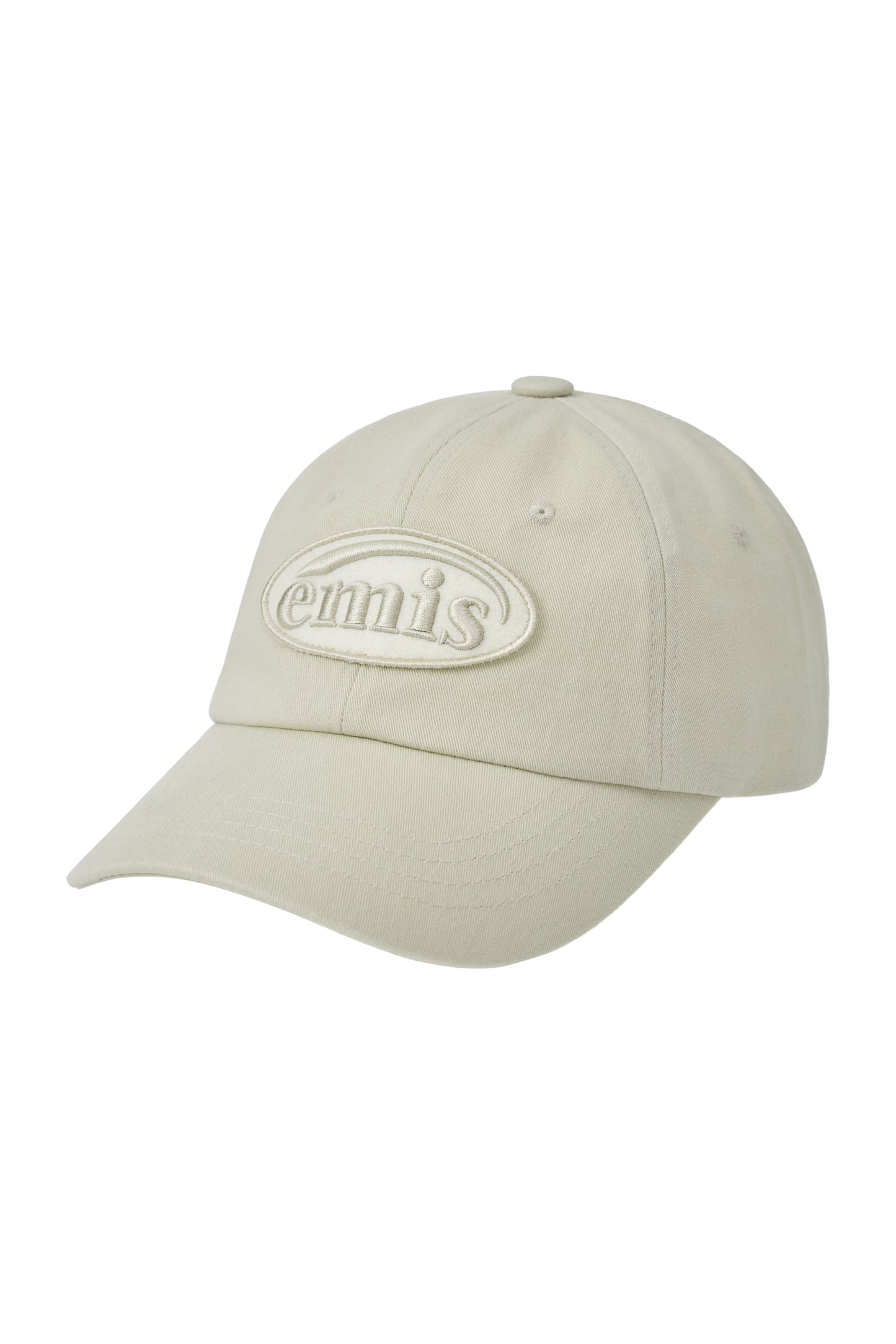 EMIS - TONE ON TONE WAPPEN BALL CAP BEIGE