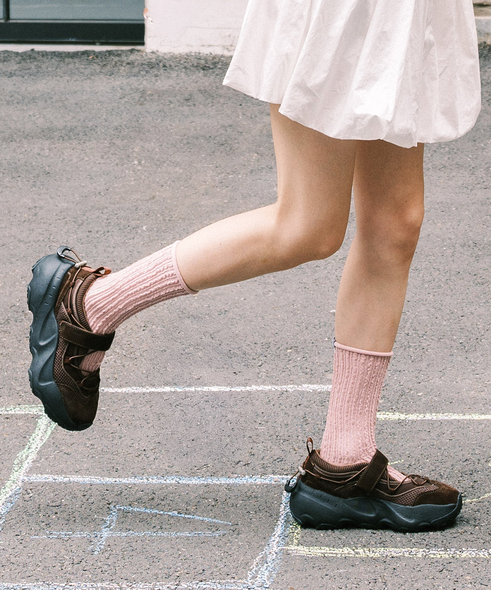 ROCKFISH WEATHERWEAR - BRYN VELCRO SNEAKERS V2 - CHOCOLATE