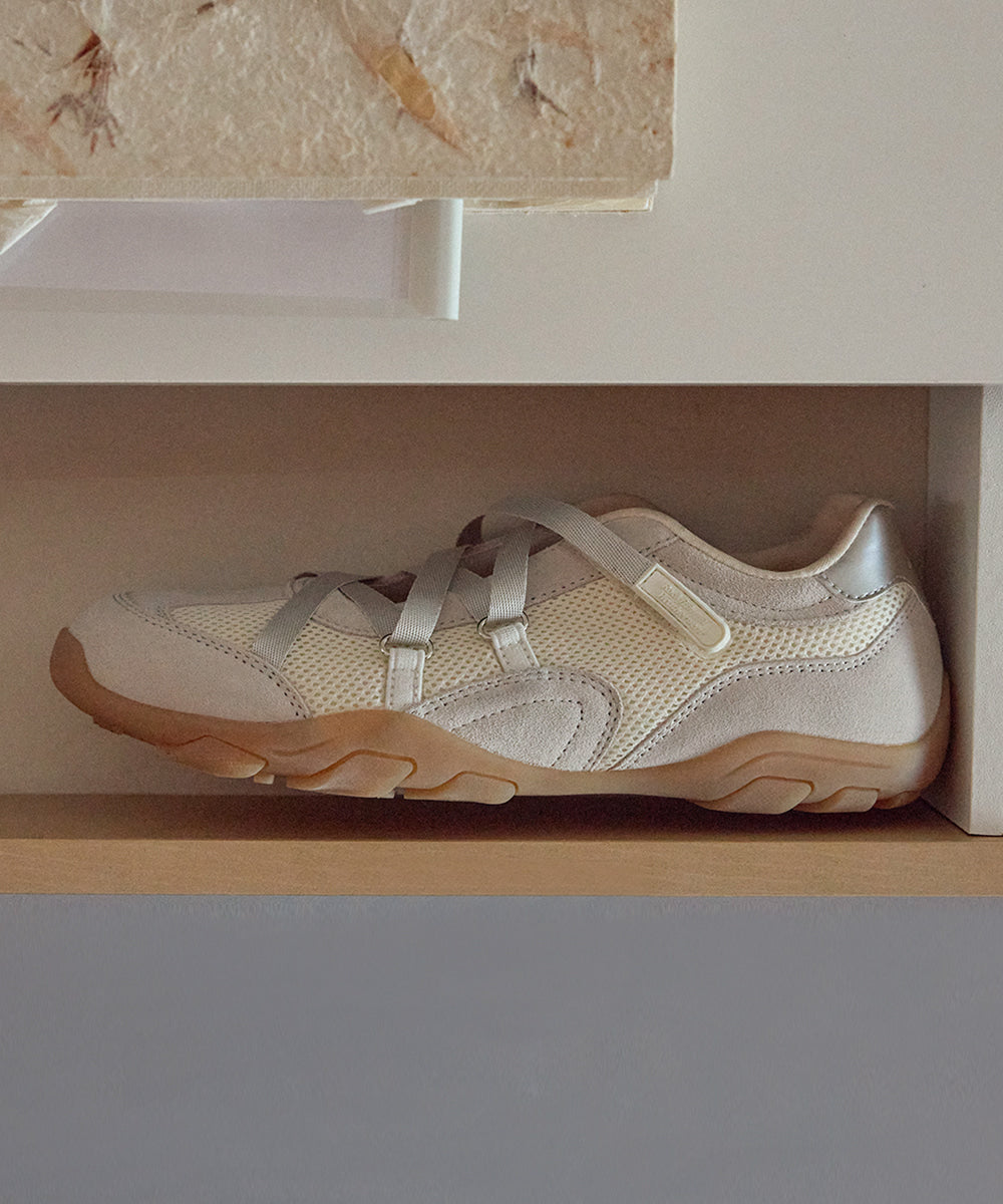 ROCKFISH WEATHERWEAR - ZANE X-STRAP SNEAKERS V2 / CREAM