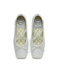 ROCKFISH WEATHERWEAR - TOE CAP BALLET FLATS / WHITE