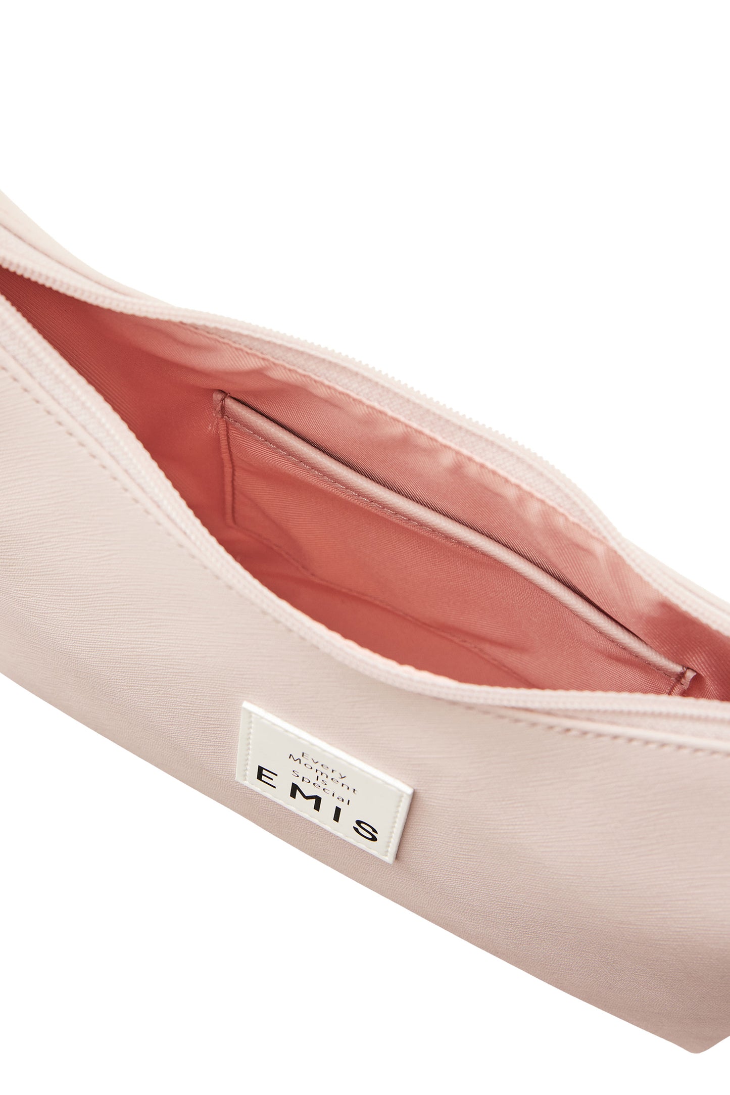 EMIS - LEATHER HOBO BAG LIGHT-PINK