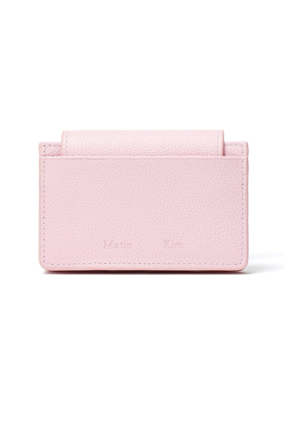 MATIN KIM - ACCORDION WALLET IN LIGHT PINK