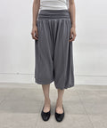 FLAREUP - Wide Capri Pants / Dark Gray