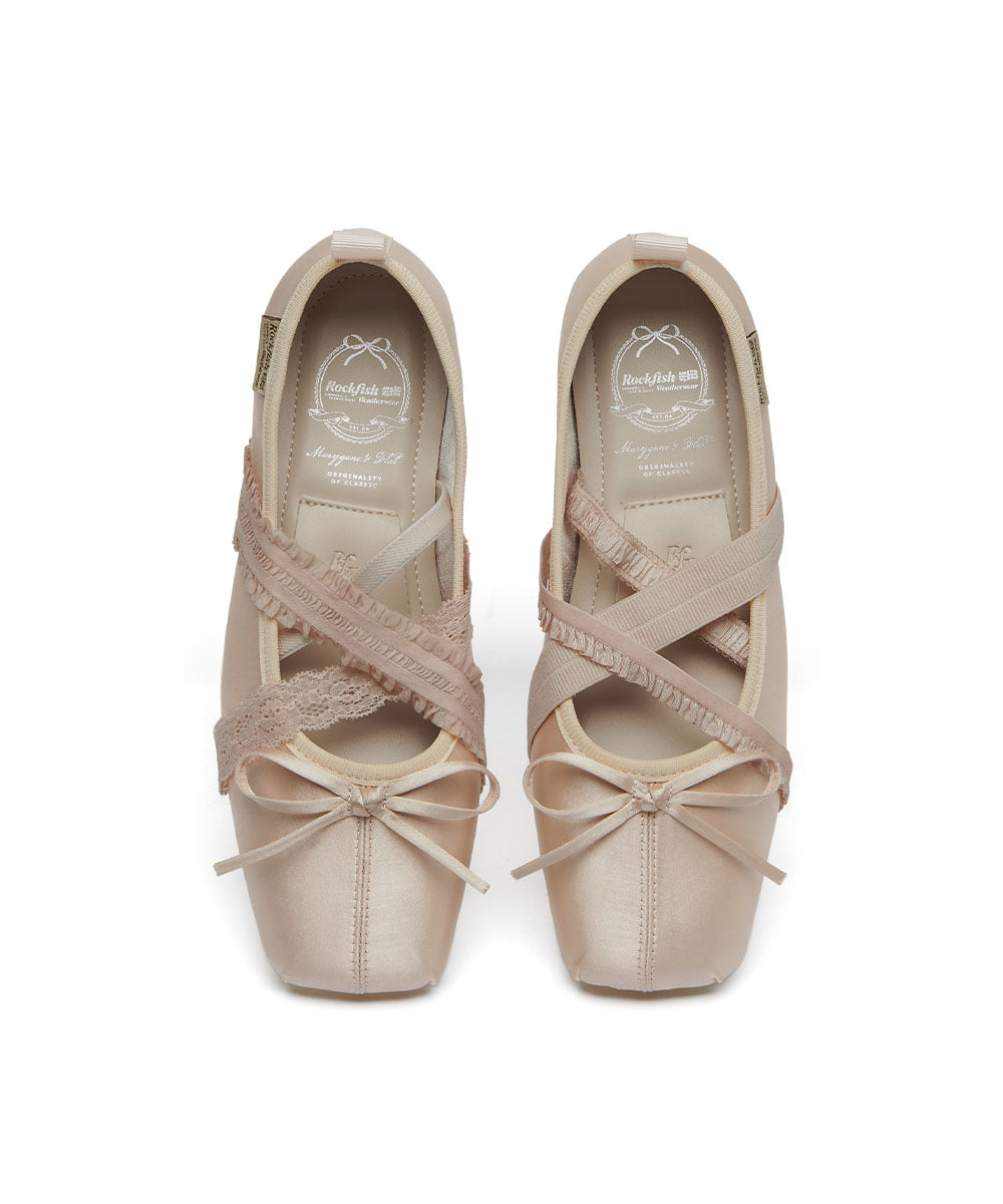 ROCKFISH WEATHERWEAR - BANDING BALLET FLATS / PINK