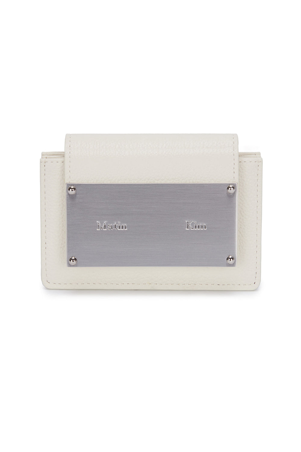MATIN KIM - ACCORDION WALLET IN WHITE (Dispatch in 48hrs)