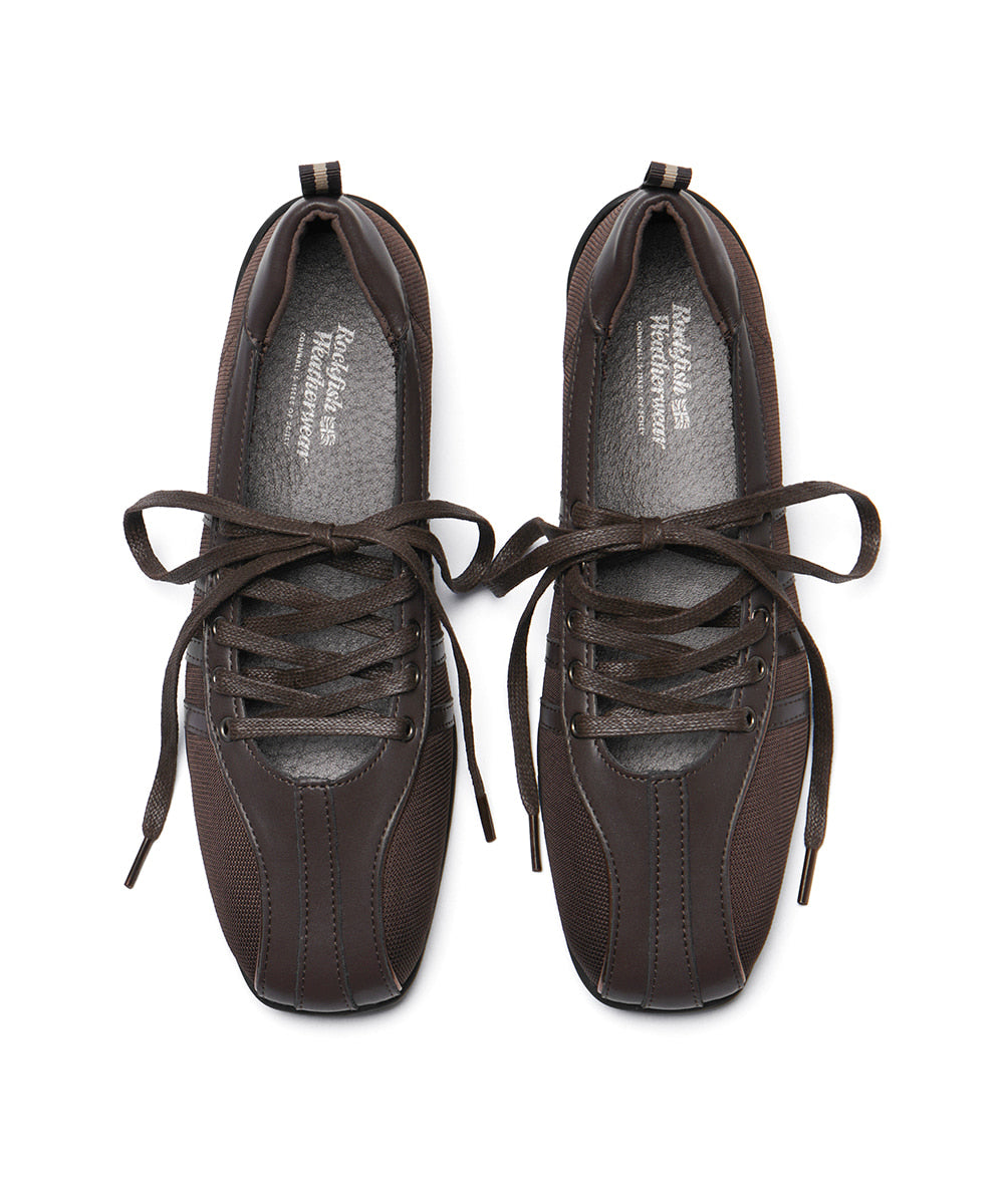 ROCKFISH WEATHERWEAR 25SS - BLISS LACEUP SNEAKERS CHOCO (Dispatch in 48hrs)