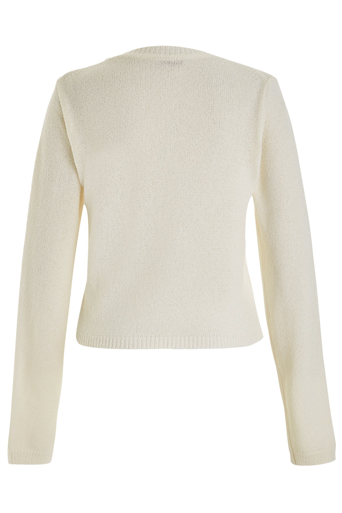 CERRIC -  DROP EMBROIDERY KNITWEAR / IVORY