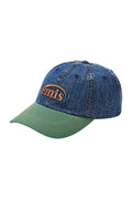 EMIS - WASHED DENIM BALL CAP-BLUE/GREEN