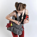 SAMO ONDOH - pocket utility bag L goat gray