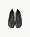 Paes - Leather String Flat / Vintage Black